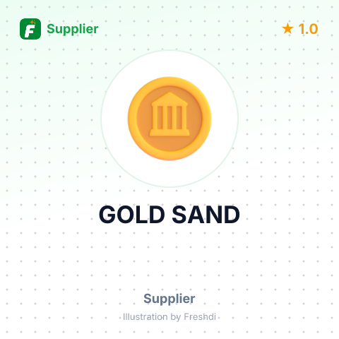 GOLD SAND – summary card, no photo uploaded yet