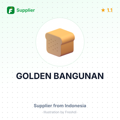 GOLDEN BANGUNAN – summary card, no photo uploaded yet