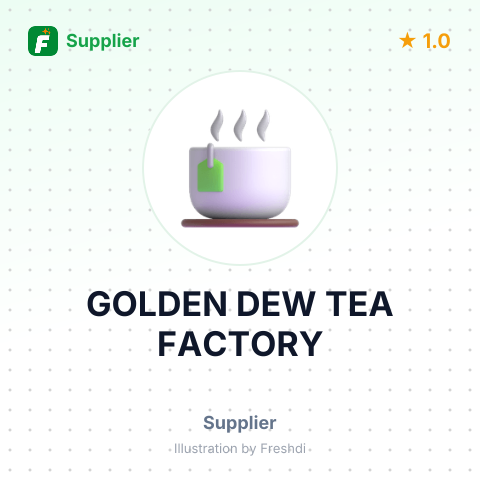 GOLDEN DEW TEA FACTORY – summary card, no photo uploaded yet