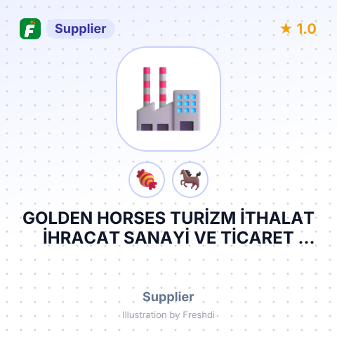 GOLDEN HORSES TURİZM İTHALAT İHRACAT SANAYİ VE TİCARET LİMİTED ŞİRKETİ – summary card, no photo uploaded yet