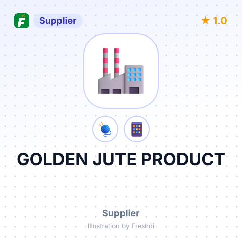 GOLDEN JUTE PRODUCT – summary card, no photo uploaded yet