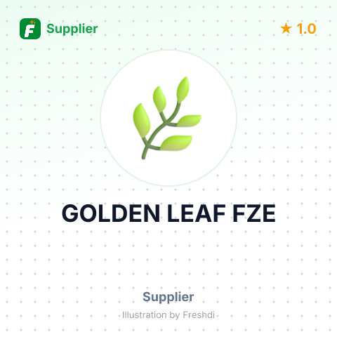 GOLDEN LEAF FZE – summary card, no photo uploaded yet