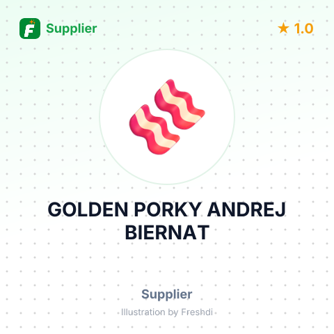 GOLDEN PORKY ANDREJ BIERNAT – summary card, no photo uploaded yet