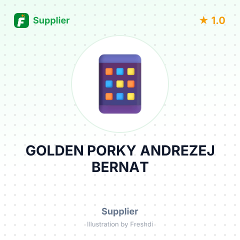 GOLDEN PORKY ANDREZEJ BERNAT – summary card, no photo uploaded yet