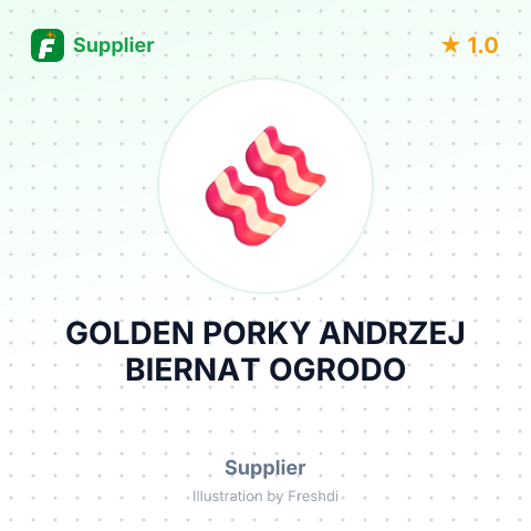 GOLDEN PORKY ANDRZEJ BIERNAT OGRODO – summary card, no photo uploaded yet