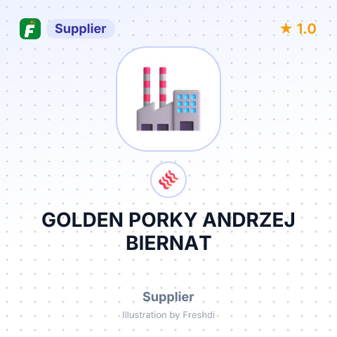 GOLDEN PORKY ANDRZEJ BIERNAT – summary card, no photo uploaded yet