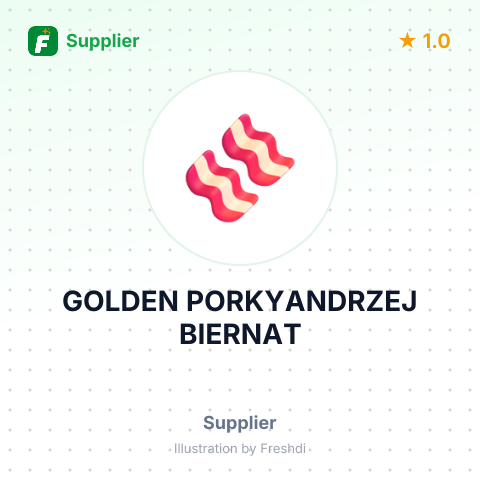 GOLDEN PORKYANDRZEJ BIERNAT – summary card, no photo uploaded yet