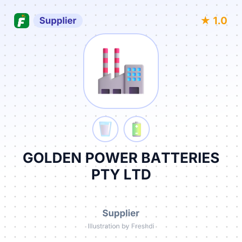 GOLDEN POWER BATTERIES PTY LTD – summary card, no photo uploaded yet