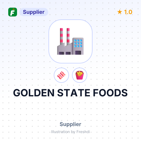 GOLDEN STATE FOODS – summary card, no photo uploaded yet