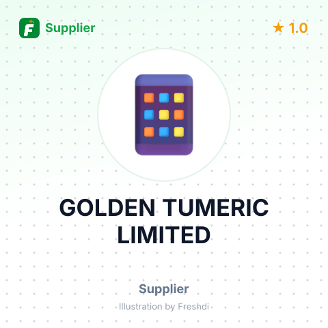 GOLDEN TUMERIC LIMITED – summary card, no photo uploaded yet