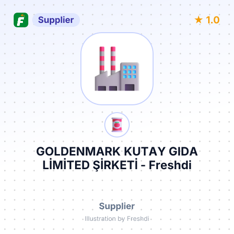 GOLDENMARK KUTAY GIDA LİMİTED ŞİRKETİ – summary card, no photo uploaded yet