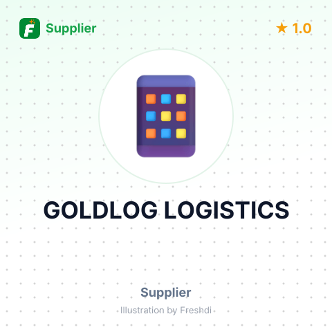 GOLDLOG LOGISTICS – summary card, no photo uploaded yet
