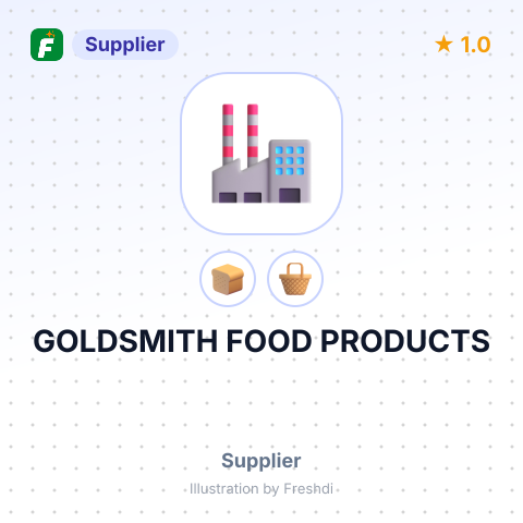 GOLDSMITH FOOD PRODUCTS – summary card, no photo uploaded yet