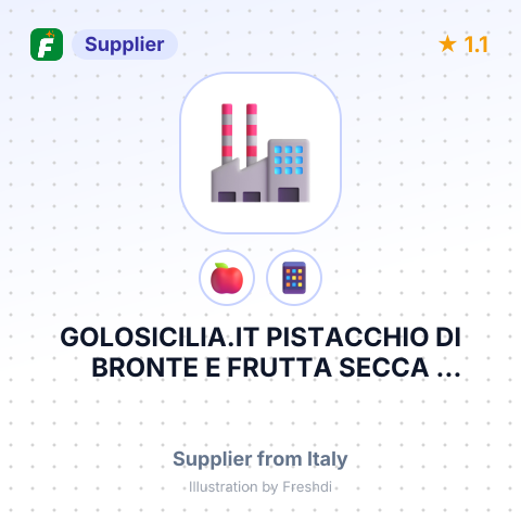 GOLOSICILIA.IT PISTACCHIO DI BRONTE E FRUTTA SECCA SICILIANA – summary card, no photo uploaded yet