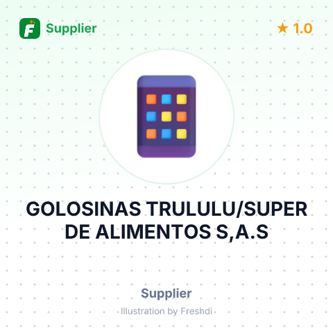 GOLOSINAS TRULULU/SUPER DE ALIMENTOS S,A.S – summary card, no photo uploaded yet