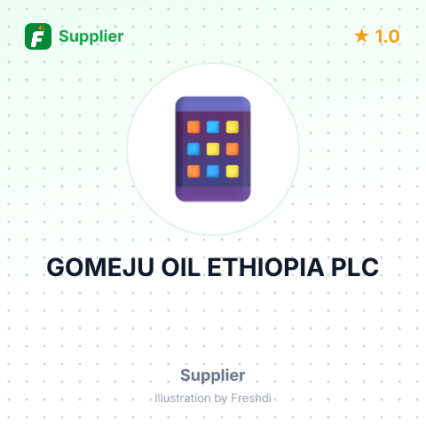 GOMEJU OIL ETHIOPIA PLC – summary card, no photo uploaded yet
