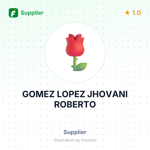GOMEZ LOPEZ JHOVANI ROBERTO – summary card, no photo uploaded yet