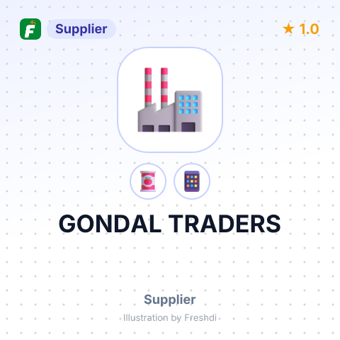 GONDAL TRADERS – summary card, no photo uploaded yet