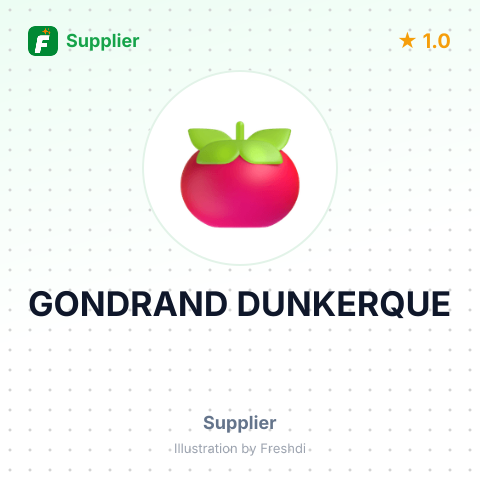 GONDRAND DUNKERQUE – summary card, no photo uploaded yet