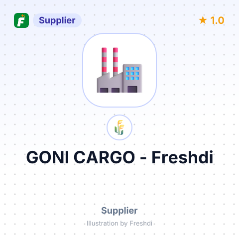 GONI CARGO – summary card, no photo uploaded yet
