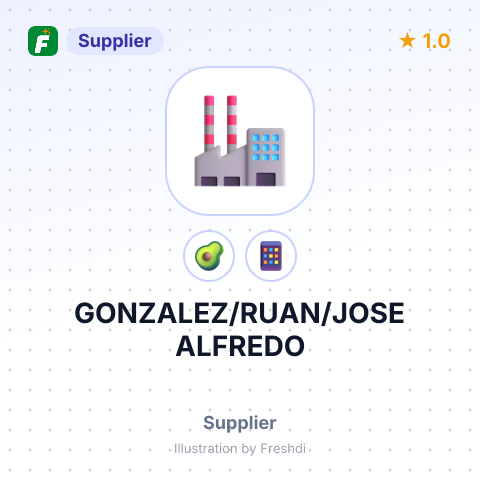 GONZALEZ/RUAN/JOSE ALFREDO – summary card, no photo uploaded yet