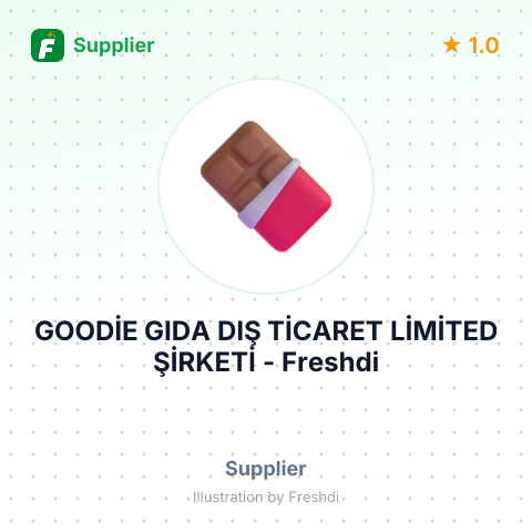 GOODİE GIDA DIŞ TİCARET LİMİTED ŞİRKETİ – summary card, no photo uploaded yet