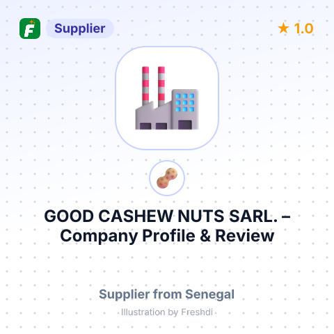 GOOD CASHEW NUTS SARL., – summary card, no photo uploaded yet