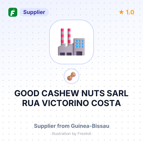 GOOD CASHEW NUTS SARL RUA VICTORINO COSTA – summary card, no photo uploaded yet