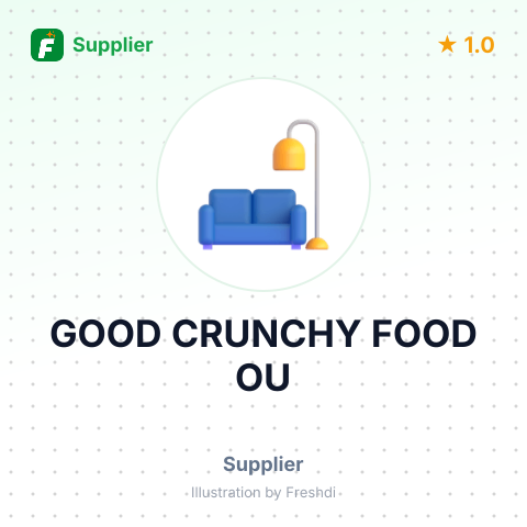GOOD CRUNCHY FOOD OU – summary card, no photo uploaded yet