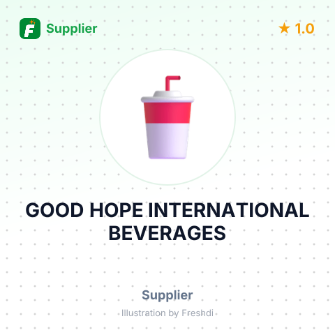 GOOD HOPE INTERNATIONAL BEVERAGES – summary card, no photo uploaded yet