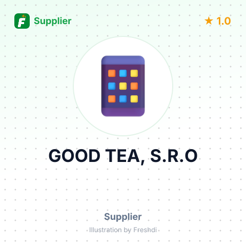 GOOD TEA, S.R.O – summary card, no photo uploaded yet