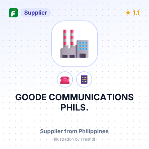 GOODE COMMUNICATIONS PHILS. – summary card, no photo uploaded yet