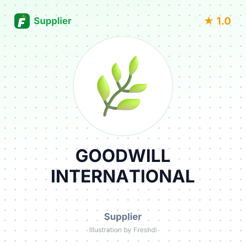 GOODWILL INTERNATIONAL – summary card, no photo uploaded yet