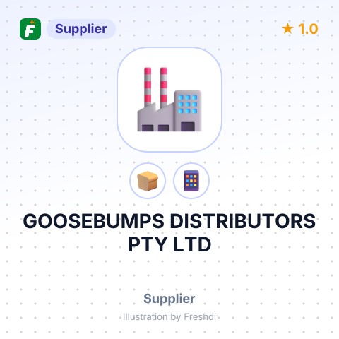 GOOSEBUMPS DISTRIBUTORS PTY LTD – summary card, no photo uploaded yet