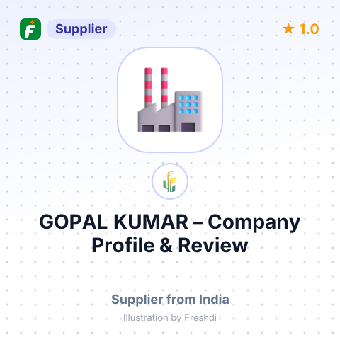 GOPAL KUMAR – summary card, no photo uploaded yet