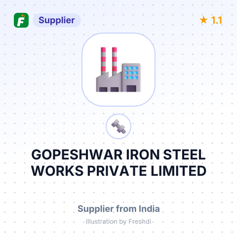 GOPESHWAR IRON STEEL WORKS PRIVATE LIMITED – summary card, no photo uploaded yet