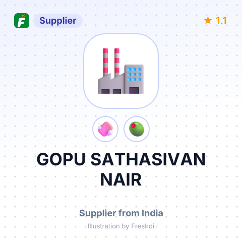 GOPU SATHASIVAN NAIR – summary card, no photo uploaded yet