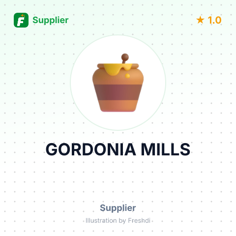 GORDONIA MILLS – summary card, no photo uploaded yet