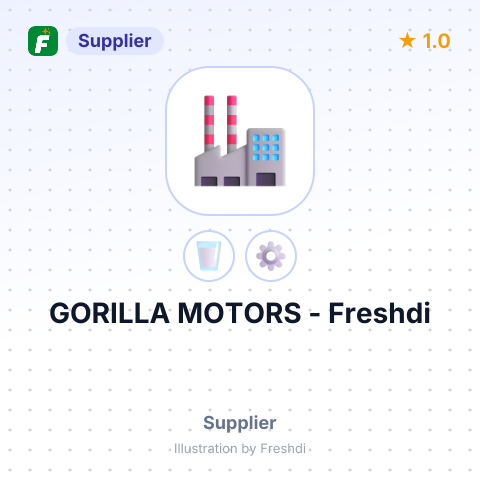GORILLA MOTORS – summary card, no photo uploaded yet