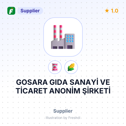 GOSARA GIDA SANAYİ VE TİCARET ANONİM ŞİRKETİ – summary card, no photo uploaded yet