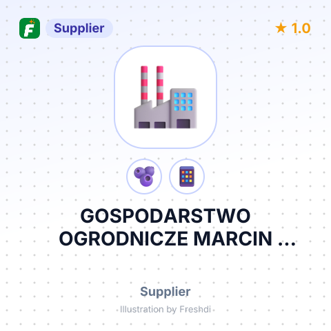 GOSPODARSTWO OGRODNICZE MARCIN BLONSKI-SUK – summary card, no photo uploaded yet