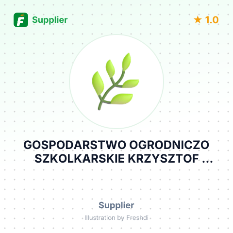 GOSPODARSTWO OGRODNICZO SZKOLKARSKIE KRZYSZTOF DEBSKI – summary card, no photo uploaded yet