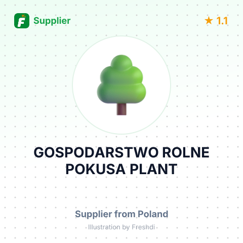 GOSPODARSTWO ROLNE POKUSA PLANT – summary card, no photo uploaded yet