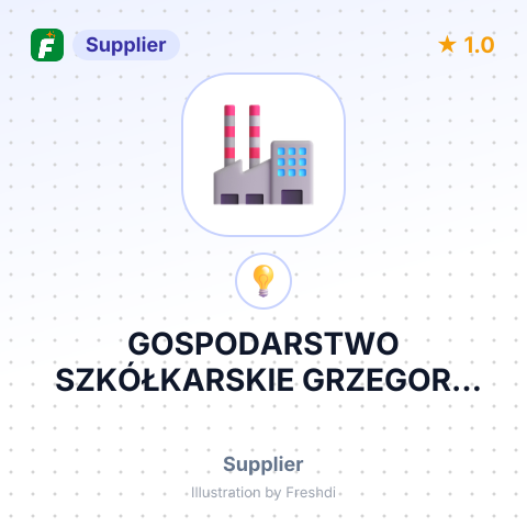 GOSPODARSTWO SZKÓŁKARSKIE GRZEGORZ KUROWSKI – summary card, no photo uploaded yet