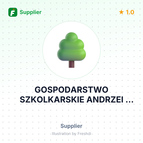 GOSPODARSTWO SZKOLKARSKIE ANDRZEI NOWAKOWSKI – summary card, no photo uploaded yet