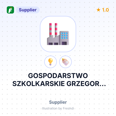 GOSPODARSTWO SZKOLKARSKIE GRZEGORZ KUROWSKI – summary card, no photo uploaded yet