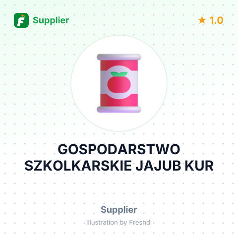 GOSPODARSTWO SZKOLKARSKIE JAJUB KUR – summary card, no photo uploaded yet