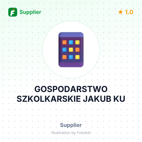GOSPODARSTWO SZKOLKARSKIE JAKUB KU – summary card, no photo uploaded yet