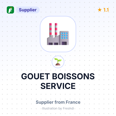 GOUET BOISSONS SERVICE – summary card, no photo uploaded yet