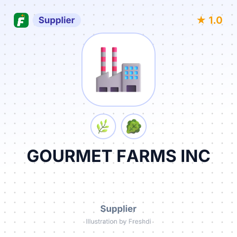 GOURMET FARMS INC – summary card, no photo uploaded yet